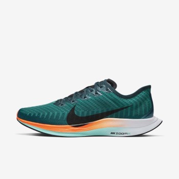 Nike Zoom Pegasus Turbo 2 - Férfi Futócipő - Zöld/Türkiz/Piros/Fekete